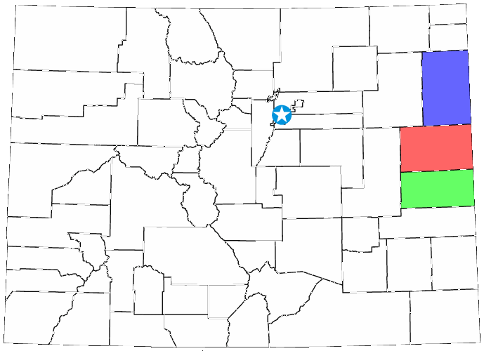 Cheyenne, Kit Carson & Yuma Counties, Colorado